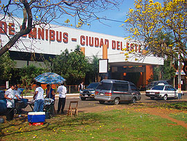 autobusový terminál v Ciudad del Este