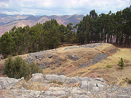 spodní část rituálního místa Quenco